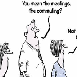 Tom Has Had A Few Problems Getting Back Into The Office by Fran