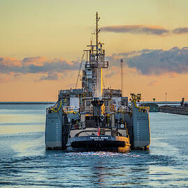 Tug Prentiss Brown at Dawn by Christine Douglas