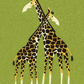 Two Giraffes by CSA Images