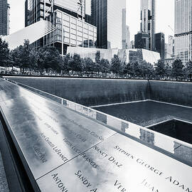 United States, New York City, Manhattan, Lower Manhattan, Ground Zero, Memorial On The Grounds Of The One World Trade Center