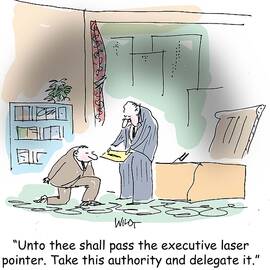 Unto Thee Shall Pass The Executive Laser Pointer. Take This by Chris Wildt
