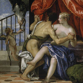 Venus & Mars By Veronese by Paolo Veronese