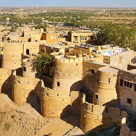 View From The Top Of Jaisalmer Fort by Jan Wlodarczyk