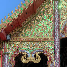 Wat Nong Khrop Phra Ubosot Gable Naga DTHCM2666 by Gerry Gantt