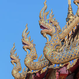 Wat Nong Tong Phra Wihan Naga Roof Finials DTHCM2648 by Gerry Gantt