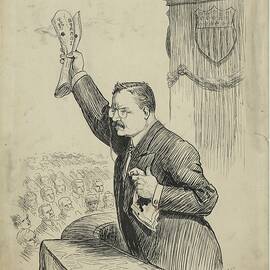 We Are Against His Politics But We Like His Grit by William Allen Rogers