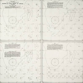 Wind Chart Of The South And East Coast Of Africa, 1856 Graph by British School