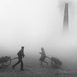 Winter Morning In The Brick-field by Sudipta Chakraborty