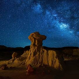 Wise Man Under The Milky Way by Mei Zhang