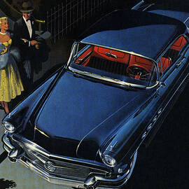 Woman and Man About to Get Into Blue Car by CSA Images