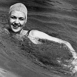 Woman Swimming by George Marks