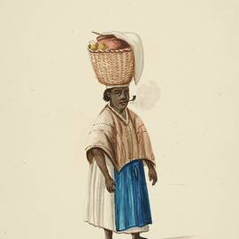 Woman With Basket On Her Head