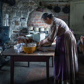 Working In The Kitchen by Miroslaw