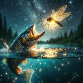 A trout and a 'firefly'