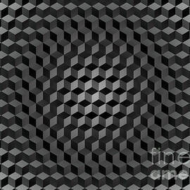 Abstract pattern from cubes by Michal Boubin
