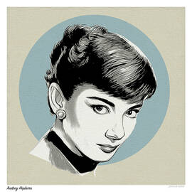 Audrey Hepburn Weekender Tote Bag by Greg Joens - Pixels