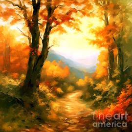 Autumn path by Jerzy Czyz