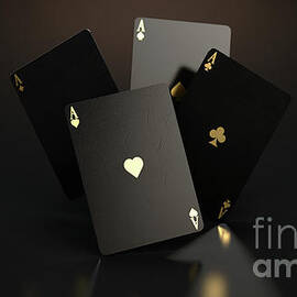 Black Casino Card Aces