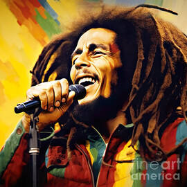 Bob Marley 6 by Mark Ashkenazi