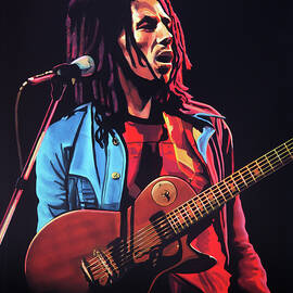 Bob Marley Tuff Gong Painting by Paul Meijering