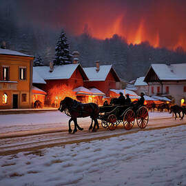 Brennende Winterzeit  by Samir Becic