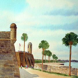 Castillo de San Marcos St Augustine Florida by Bill Holkham