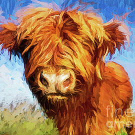 Scruffy Cow by Tina LeCour