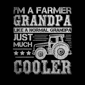 Fathers Day Gift Idea Grandpa Tractor Farmer 