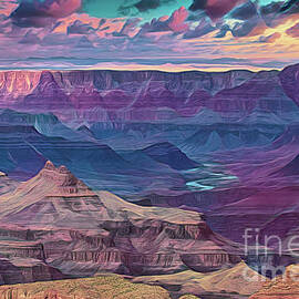 Grand Canyon WOW Factor  by Chuck Kuhn