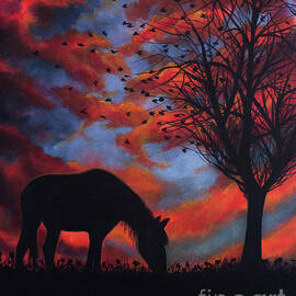 Horse Silhouette by Lena Auxier