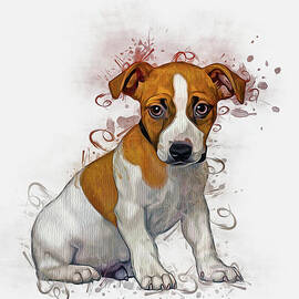 Jack Russell Art by Ian Mitchell