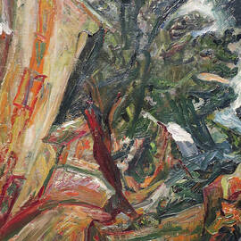 Landscape with Figures Ceret 1922 by Chaim Soutine