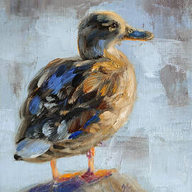  Mallard duck art by Iryna Khort