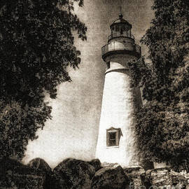 Marblehead Light Digital Art by Robert Gardner