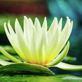 Missouri Botanical Gardens - Water Lily by Robert Niemeier