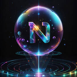 N Cosmic Alphabet by Rafael Salazar