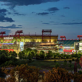 Nissan Stadium home of Titans in Nashville Tennessee by Steven Heap