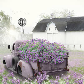 A Garden of Purple by Lori Deiter
