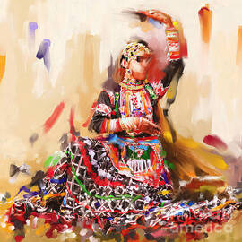Rajasthani Dancer by Mawra Tahreem