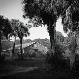 Red barn, Dupuis WMA Florida by Rudy Umans