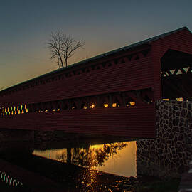 Sachs Covered Bridge by George Neat