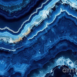 seamless sapphire blue agate gem stone horizontal cross section background texture beautiful tileable cut mineral marble pattern high resolution abstract crystal gemstone rock slice 3d rendering by N Akkash
