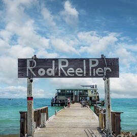 Summer Day at the Rod and Reel Pier, Anna Maria Island, FL by Liesl Walsh