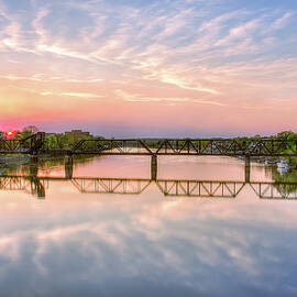 Sunset on Augusta, Georgia