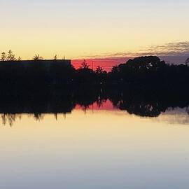 Sunset on the lake by Noah Stone