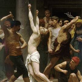 the flagellation of our lord jesus christ by William Bouguereau