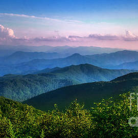Scenic View of Blue Ridge Mountains by Shelia Hunt
