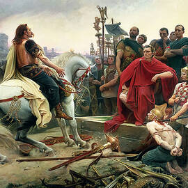 Vercingetorix before Caesar by Lionel Royer by Mango Art
