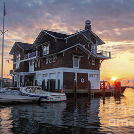 Watch Hill Yacht Club Sunset by Jeff Maletski
