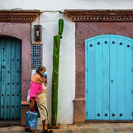 Colorful architecture on the streets of San Miguel de Allende Mexico by Daniel Richards